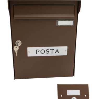 cassetta postq Singola color ruggine pulsantiera singola coordinata