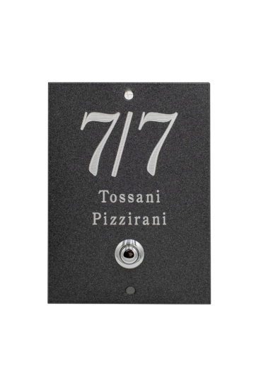 grigio micaceo incisione + pulsante