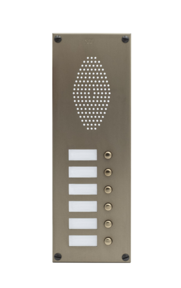 pulsantiera Bronzo 6 puls citofono