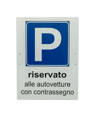 targa parcheggio